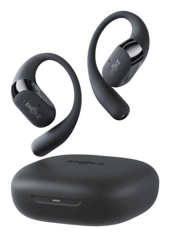 SHOKZ OpenFit 2 Hovedtelefoner Trdls rekrog Opkald/Musik/Sport/Hverdag Sort #2