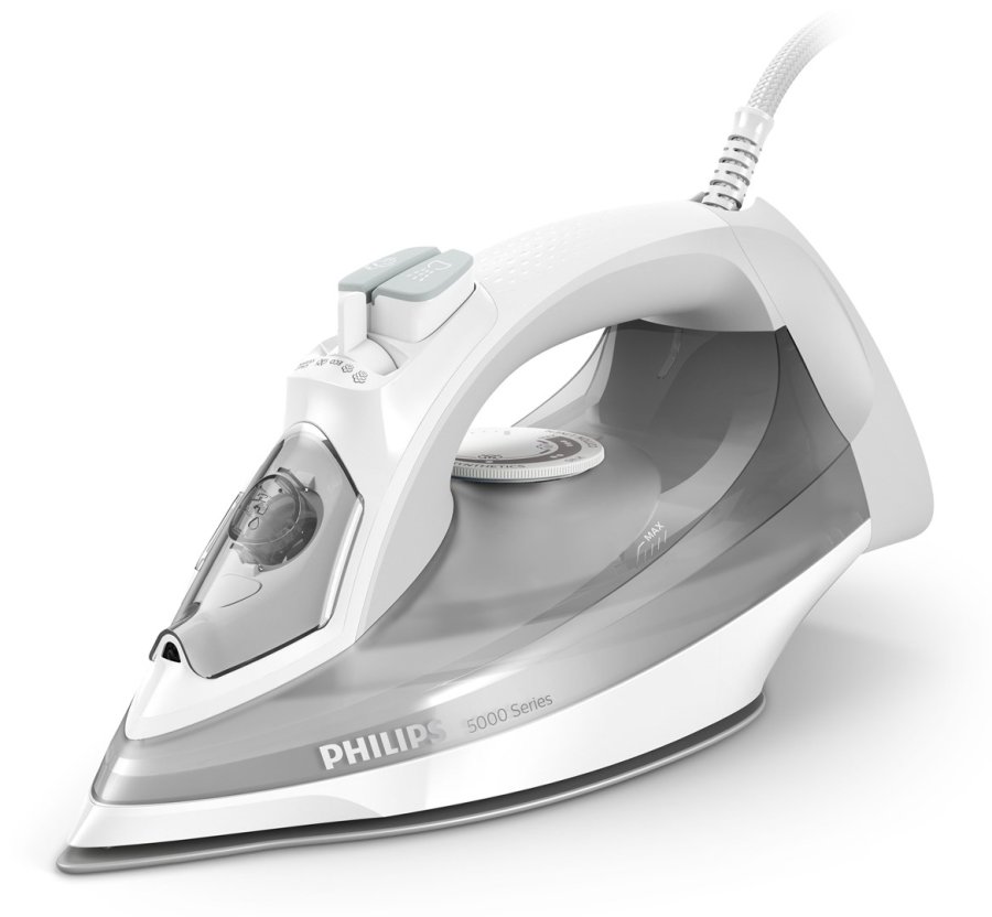 Philips 5000 series DST5010/10 strygejern Dampstrygejern SteamGlide Plus strygesl 2400 W Gr, Hvid #3