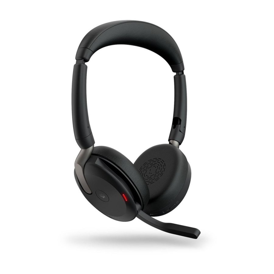 Jabra Evolve2 65 Flex Headset Kabel & trdls Kontor/Callcenter Bluetooth Sort #6