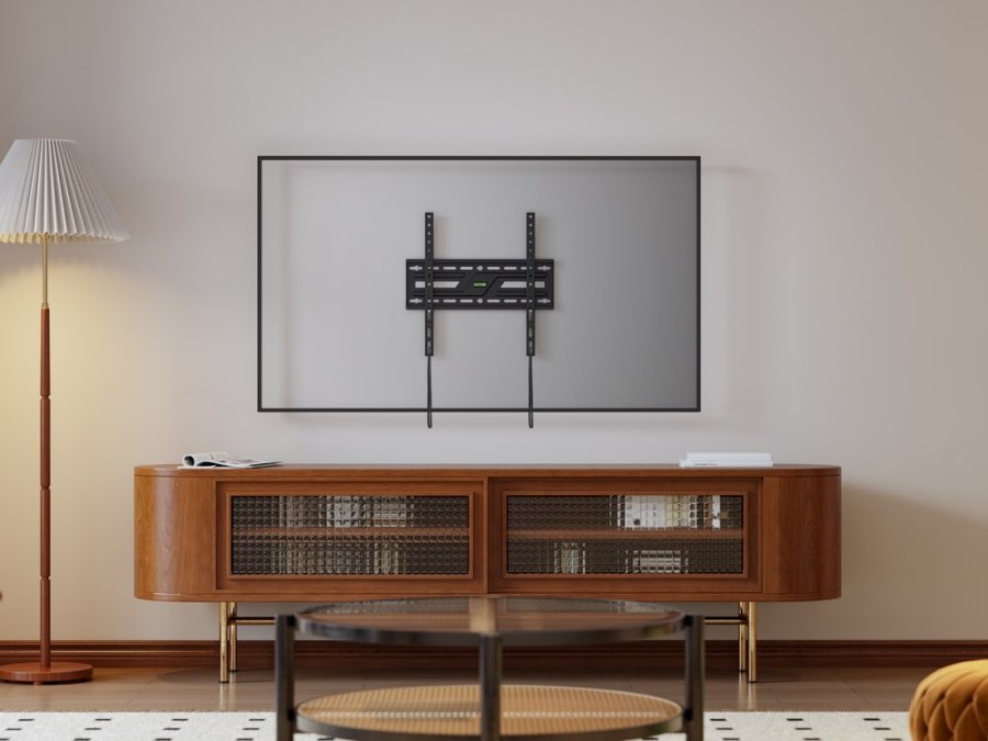 Gembird WM-75F-02 TV-vægbeslag (fast), 32”-75”, sort #8