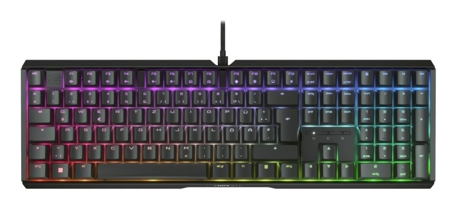 CHERRY XTRFY MX 3.1 tastatur Spil USB QWERTZ Tysk Sort #1