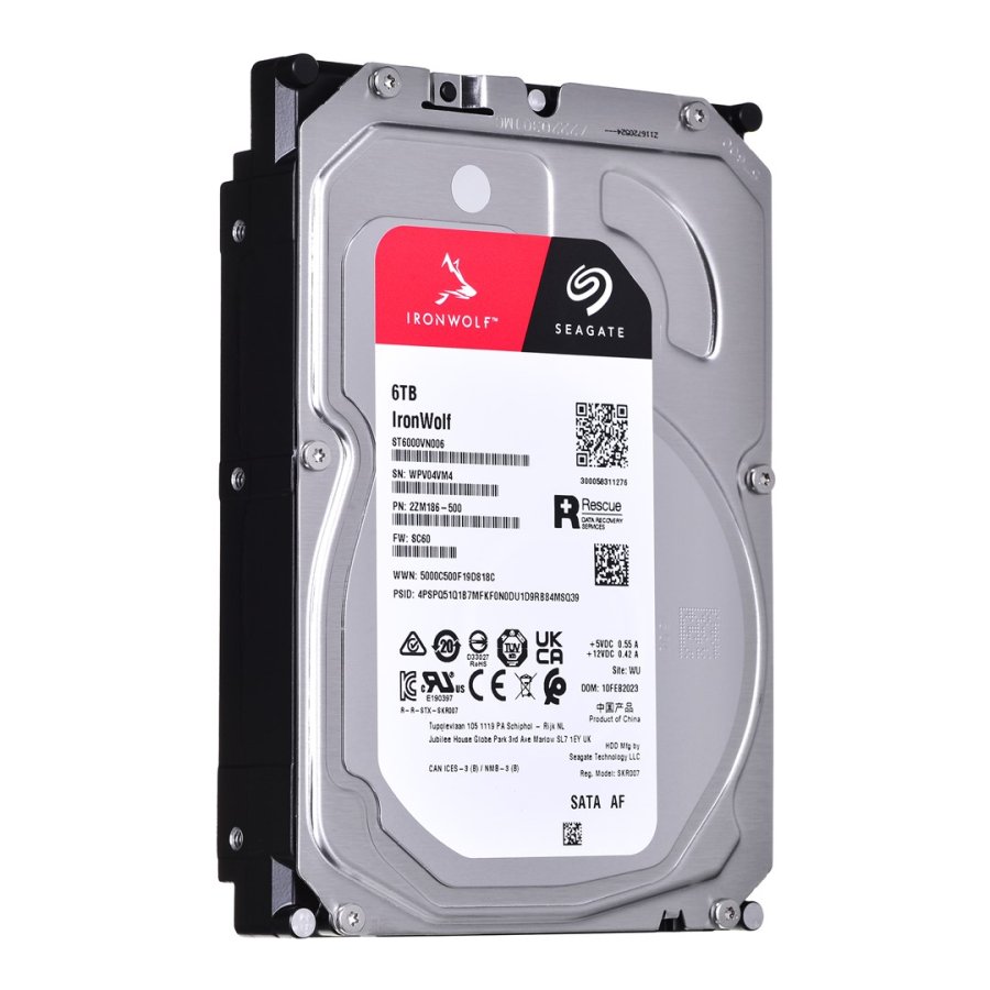 Seagate IronWolf harddisk 6 TB 256 MB 3.5