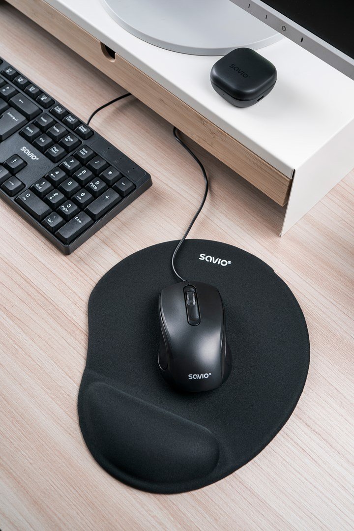 Savio KB-01 tastatur Hjemme/kontor USB QWERTY US engelsk Sort #12