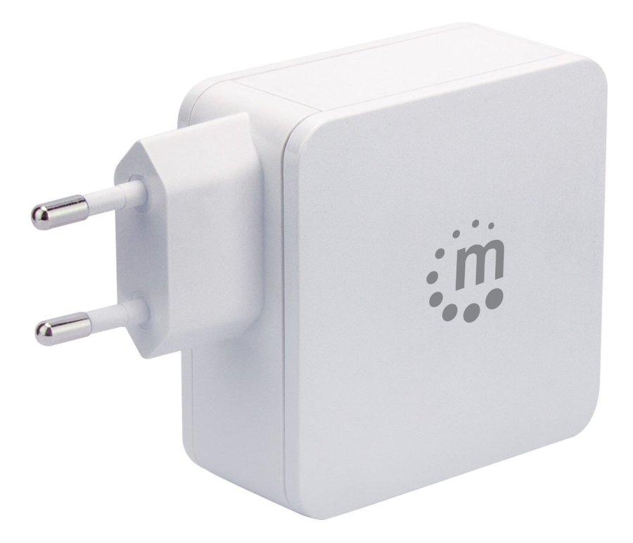 Manhattan 180146 oplader til mobil enhed Netbook, Tablet Hvid Vekselstrm Indendrs #1