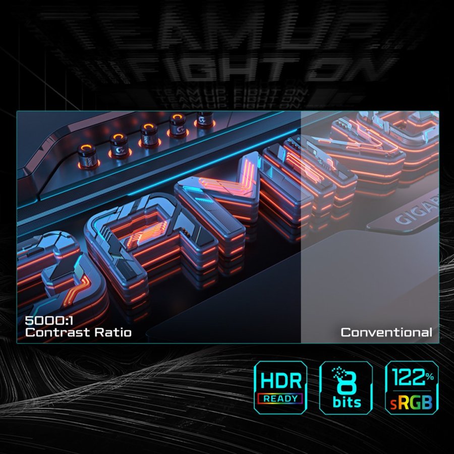 Gigabyte GS27QCA LED 27 2560 x 1440 px Quad HD 180 Hz skrm sort #12