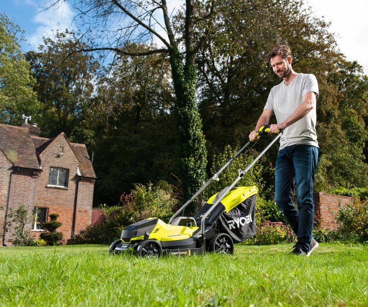 Ryobi RLM18X33B40 plneklipper Skubbe plneklipper Batteri Sort, Grn #2