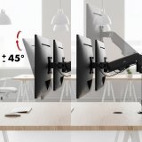 Maclean holder til 2 sk�rme, gasfjeder, 17�-32�, 2-10 kg, sort, MC-136 #8