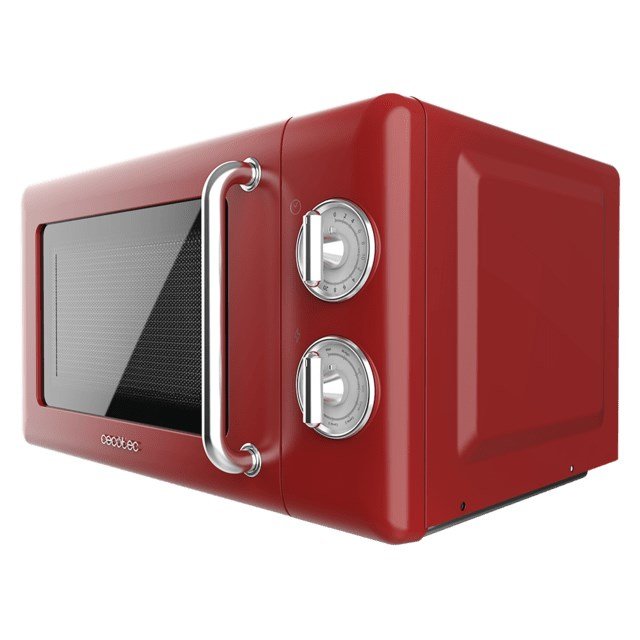 Cecotec 01710 mikrob�lgeovn R�d, Rustfrit st�l Grill mikroovn Bordplade 20 L 700 W #2