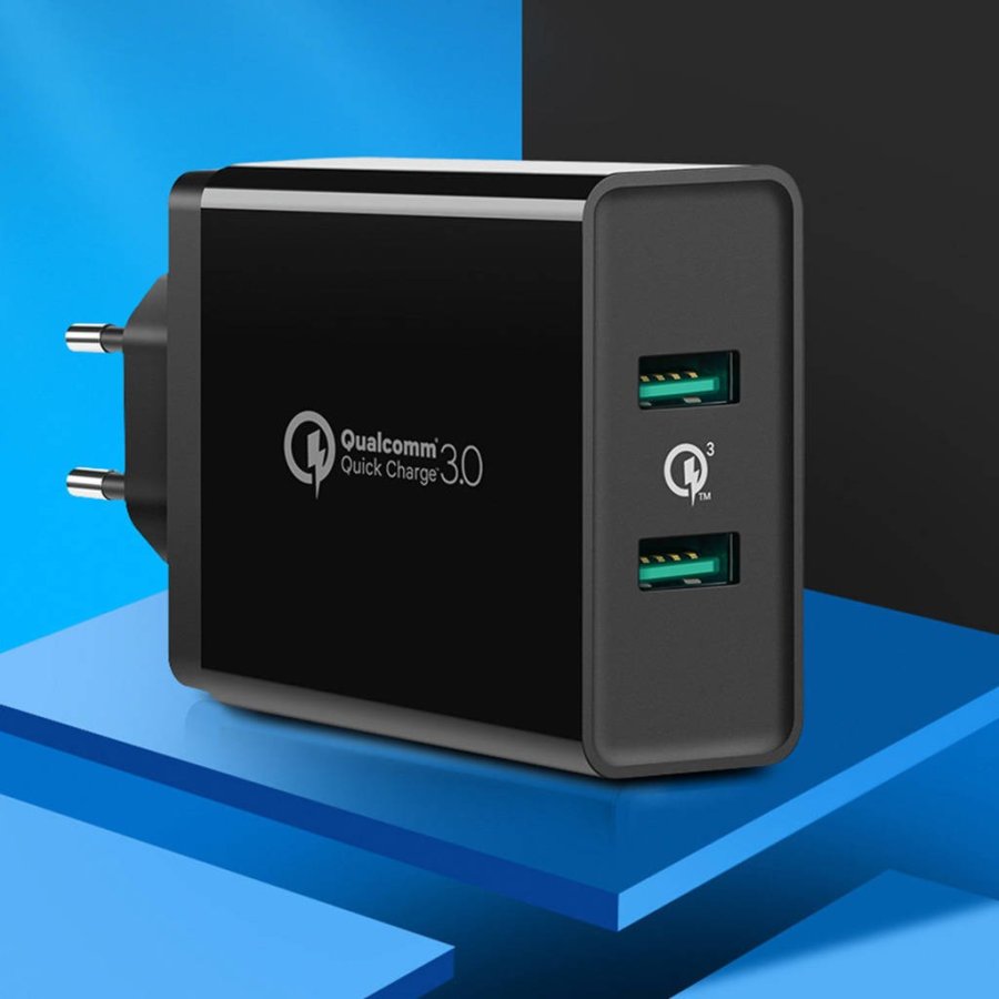 Ugreen netoplader 2� USB-A 36 W QC3.0 sort (CD161) #2