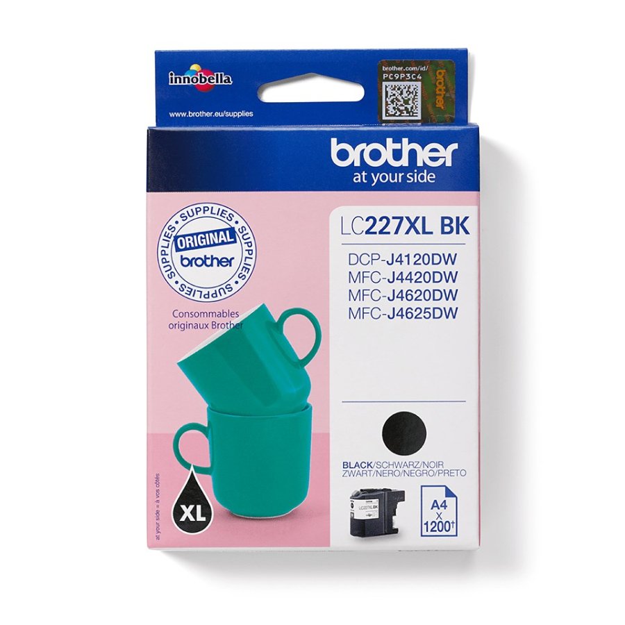Brother LC227XLBK blkpatron 1 stk Original Sort #1