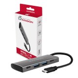 Axagon HMC-4G2 interface hub USB 3.2 Gen 2 (3.1 Gen 2) Type-C 10000 Mbit/s Gr #7