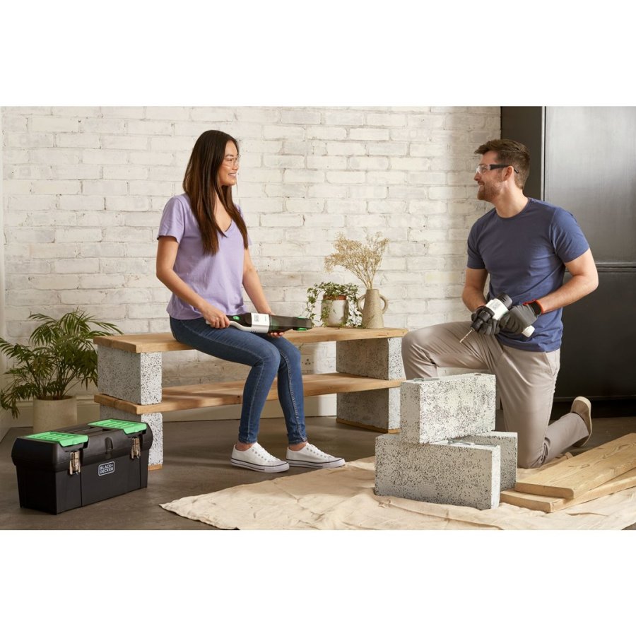 Black & Decker REVHV8C-QW hndholdt stvsuger Sort, Hvid Posels #61
