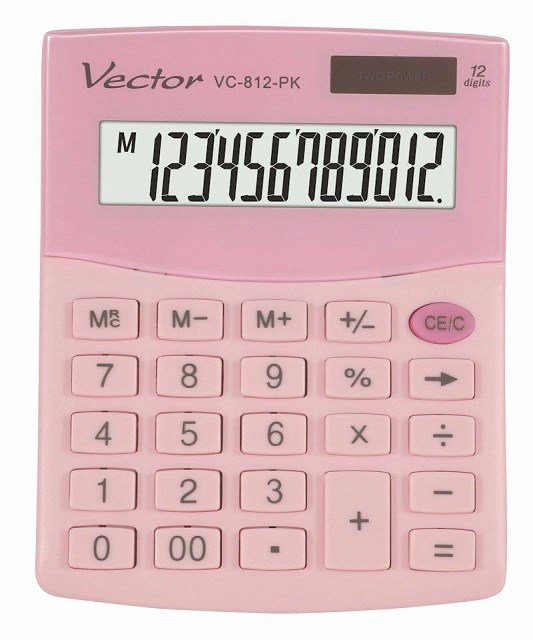 OFFICE LOMMEREGNER VECTOR KAV VC-812 PK PINK #1