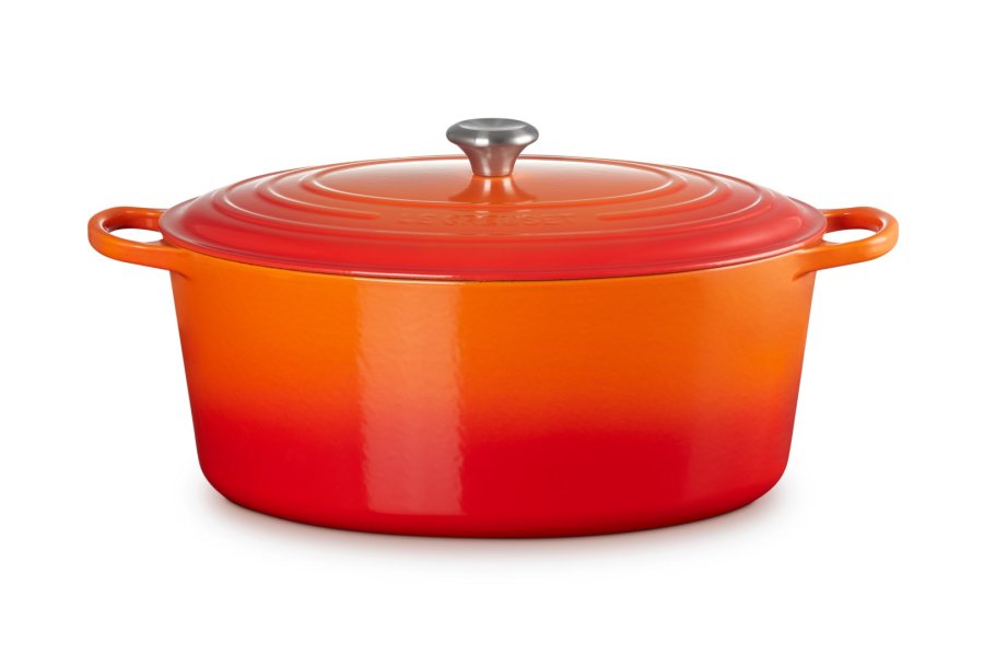 Le Creuset 21178400902430 hollandsk ovn 13,9 L Orange, R�d #1