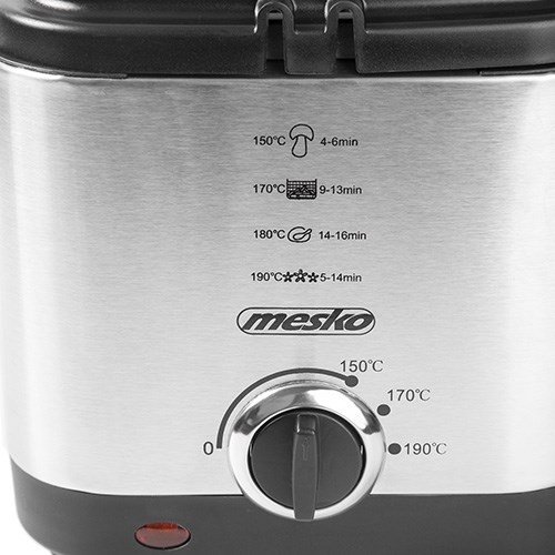 Mesko Home MS 4910 frituregryde Enkelt 1,5 L Enkeltstende 900 W Sort, Satin stl #7