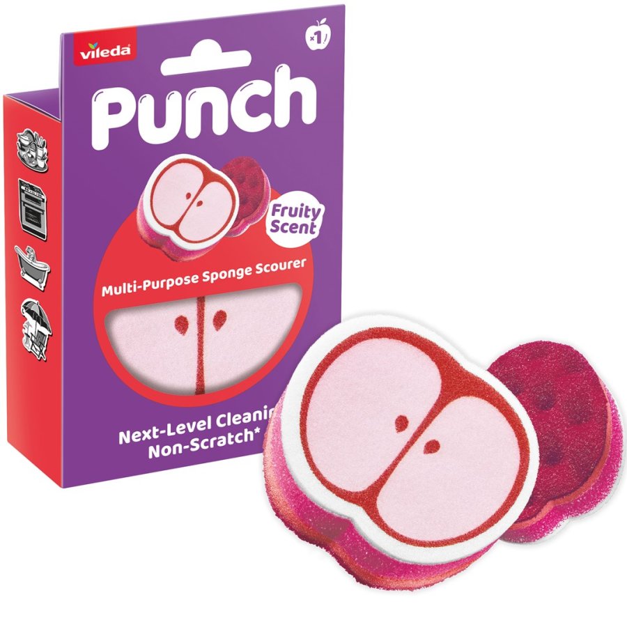 Vileda Punch universal-skuresvamp, �ble, 1 stk. #1