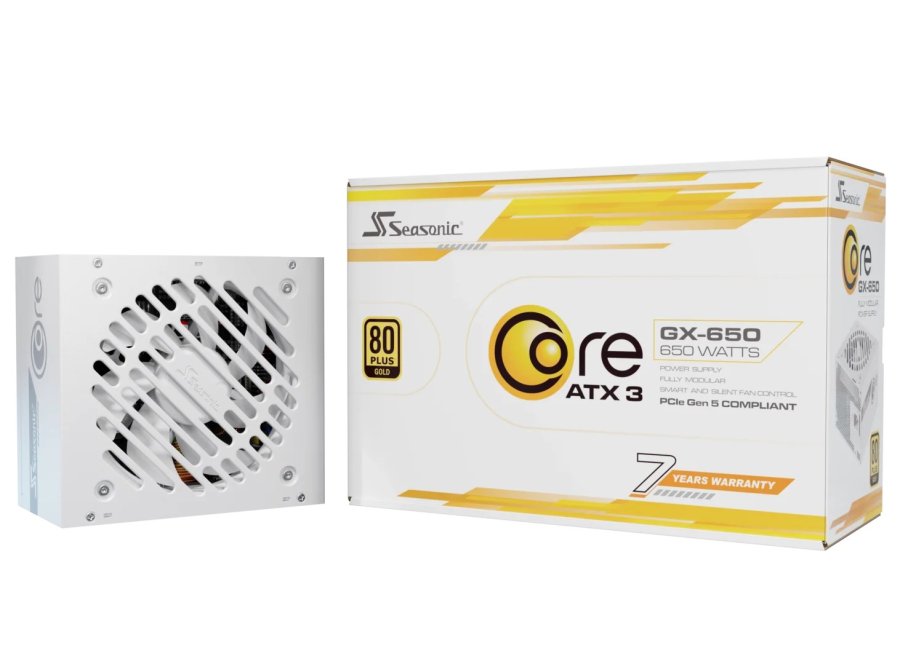 Seasonic CORE GX-650 enhed til str�mforsyning 650 W 20+4 pin ATX ATX Hvid #1