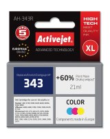 Activejet AH-343R blk (erstatning HP 343 C8766EE; premium; 21 ml; farve) #1