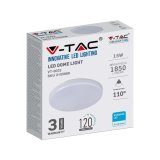 Plafond V-TAC VT-8033 overflademonteret 15W LED SAMSUNG CHIP IP44 120lm/W 4000K 1850lm (SKU 2155669) Hvid #5