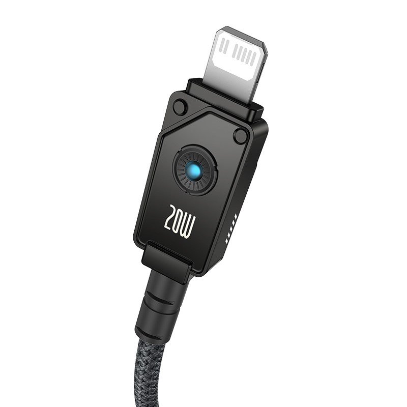 Baseus Unbreakable USB C til iP-kabel 1 m 20 W Sort #4