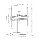 Techly ICA-LCD 323M skrmbeslag og -stativer 139,7 cm (55