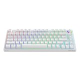 SAVIO PHENIX WHITE Trdlst mekanisk tastatur, Gateron Red Pro, ABS #2