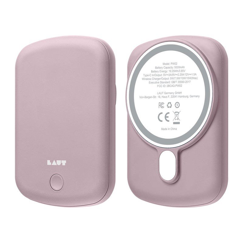 LAUT L_PCH_P powerbank 5000 mAh Tr�dl�s opladning Lyser�d #1