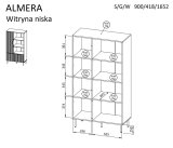 Cama ALMERA 5903815010750 stue opbevaringskabinet Opbevaringsskab #4