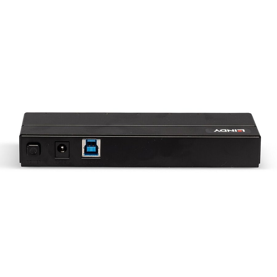 Lindy 43228 interface hub USB 3.2 Gen 1 (3.1 Gen 1) Type-A 5000 Mbit/s Sort #4