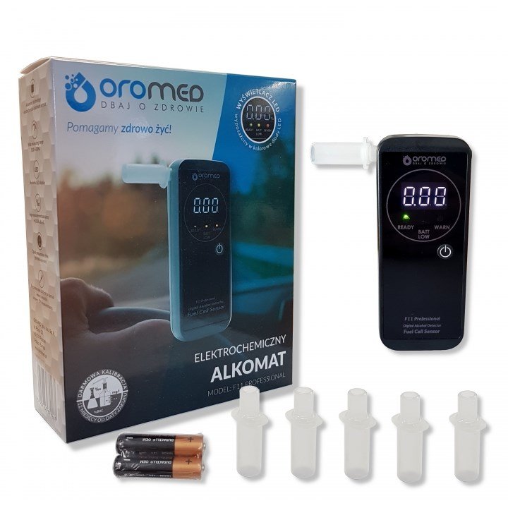 Oromed F11 PROFESSIONAL alkoholmeter 0 - 4% 0,05% Sort #1