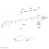 Neomounts FPMA-D550DDBLACK skrmbeslag og -stativer 81,3 cm (32