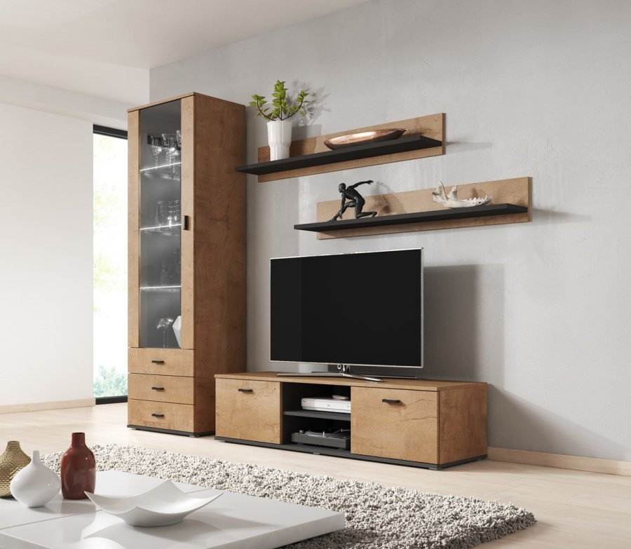 Cama SOHORTV140 LEF TV stativ & underholdningscenter 1 hylder #3