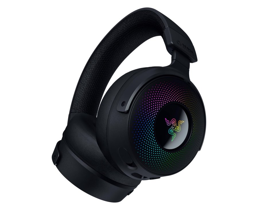 Razer Kraken V4 Pro Headset Kabel & trdls Spil USB Type-A Bluetooth Sort #10