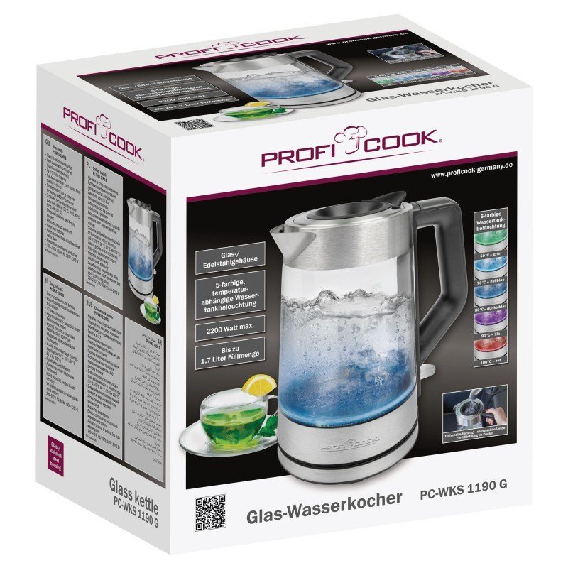Proficook elektrisk glaskedel PC-WKS 1190 G #9