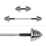 REBEL ACTIVE Krom Justerbare H�ndv�gte i Kuffert 20 kg med V�gtstang #4