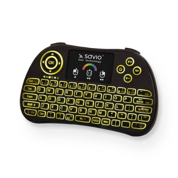 Savio Illuminated mini trdlst tastatur RGB TV-boks, Smart TV, konsoller, PC KW-03 #4