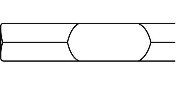 BOSCH HEX CHISEL-28mm POINTED TIP 520mm #3