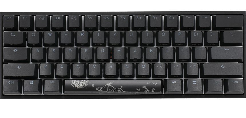 Ducky Mecha Mini tastatur Spil USB Engelsk Sort #1