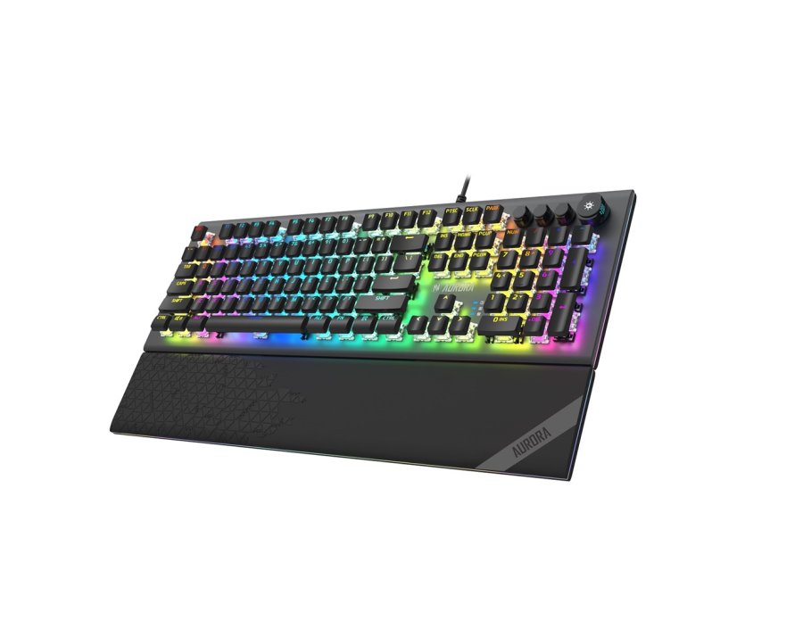 iBox Aurora K-5 USB QWERTY-tastatur Slv #1