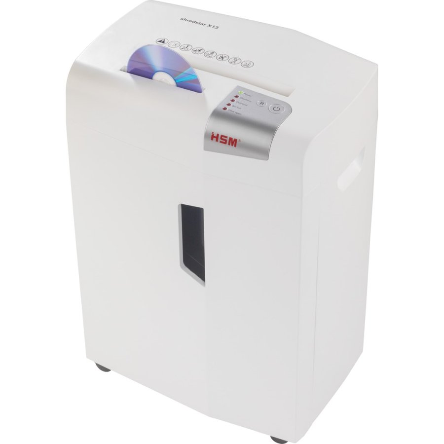 HSM shredstar X13 dokument makulator, 4 x 37 mm + separat CD-skremekanisme #7