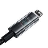 Baseus Gem USB til IP 2.4A hurtigopladningskabel 2 m Sort #4