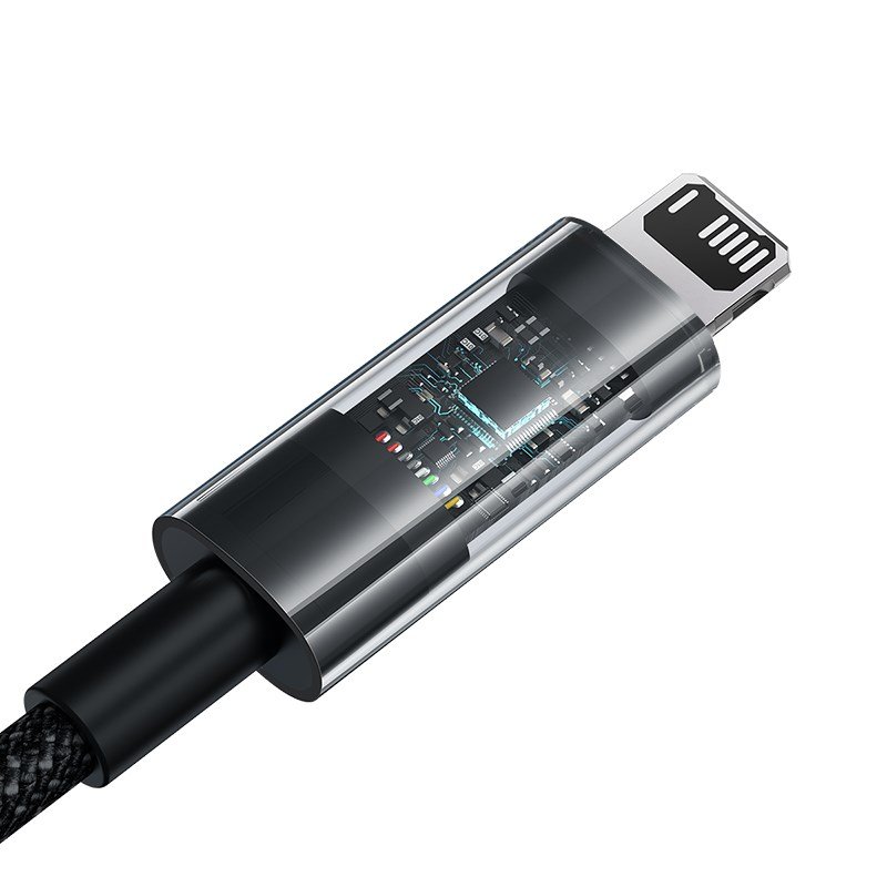 Baseus Gem USB til IP 2.4A hurtigopladningskabel 2 m Sort #4