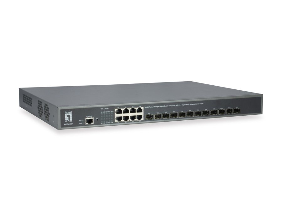 LevelOne GTL-2091 Administreret L3 Gigabit Ethernet (10/100/1000) Gr� #7