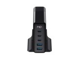 Havit UCLE004 EU - GaN rejseoplader med fem porte 140 W, sort #3