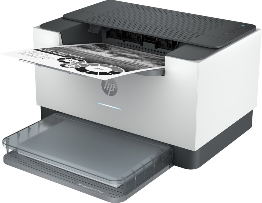 HP LaserJet HP M209dwe Printer, Sort og hvid, Printer til Sm kontorer, Print, Trdls forbindelse; HP+; Kompatibel med HP Instant ink; Tosidet print; JetIntelligence-patron; #2