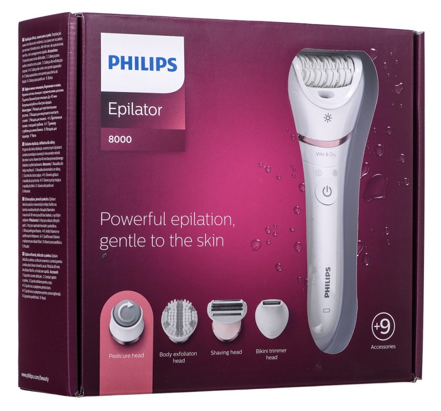 Philips Epilator Series 8000 BRE740/10 Wet & Dry-epilator #17
