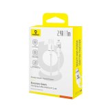 Baseus Gem USB til IP 2.4A hurtigopladningskabel 1 m Hvid #6
