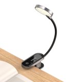 Baseus Mini Clip Lamp DGRAD-0G Tr�dl�s LED-lampe med klemme Gr� #2