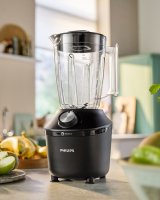 Philips 3000 series HR2191/01 blender 2 L Bordplade blender 600 W Sort, Transparent #6