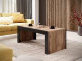 Cama MILA bnk/bord 120x60x50 egetr wotan + sort #2